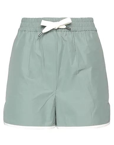 Sage green Techno fabric Shorts & Bermuda