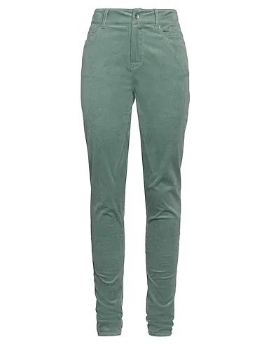 Sage green Velvet Casual pants