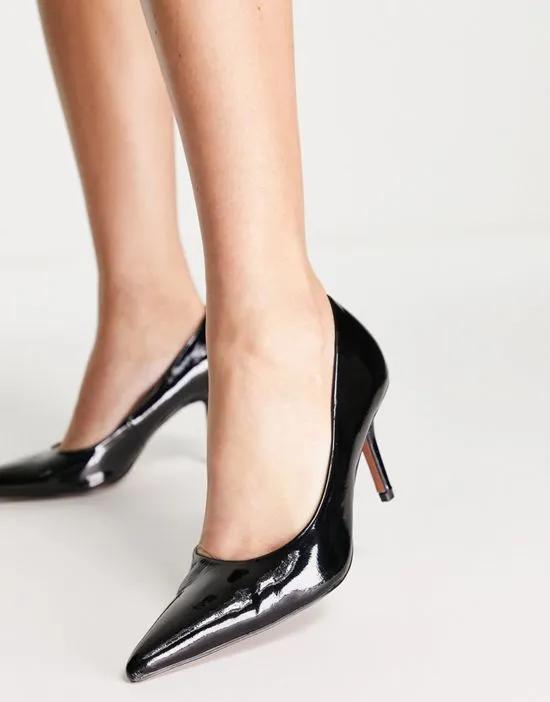 Salary mid heeled pumps in black