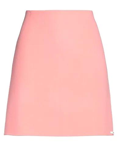 Salmon pink Baize Mini skirt