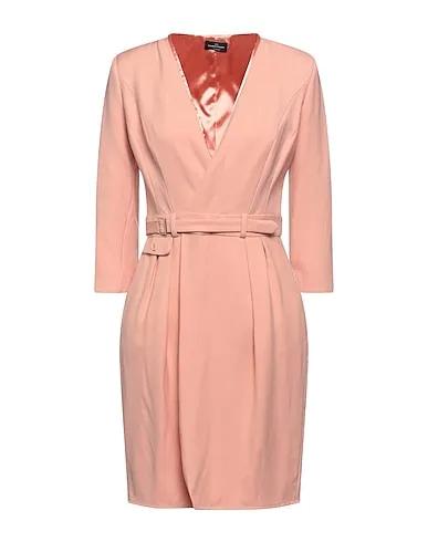 Salmon pink Cotton twill Blazer dress