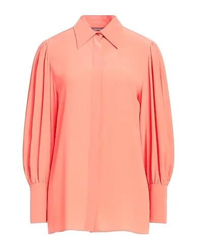 Salmon pink Crêpe Silk shirts & blouses