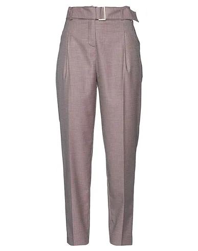 Salmon pink Flannel Casual pants