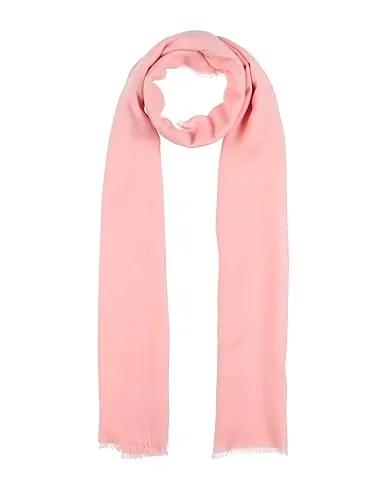 Salmon pink Flannel Scarves and foulards