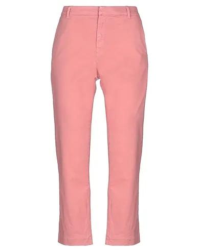 Salmon pink Gabardine Casual pants