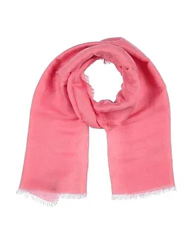Salmon pink Gauze Scarves and foulards