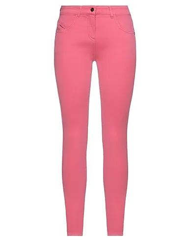 Salmon pink Jersey Denim pants