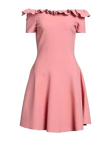 Salmon pink Jersey Short dress