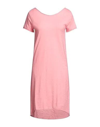 Salmon pink Jersey Short dress