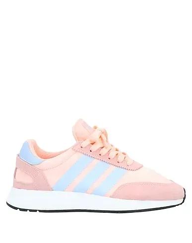 Salmon pink Jersey Sneakers