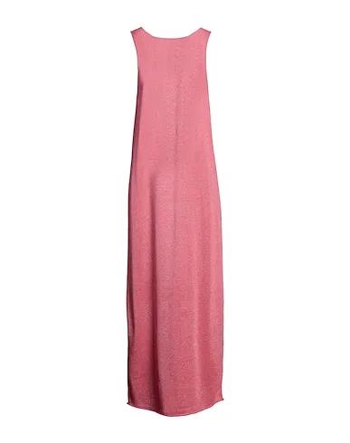 Salmon pink Knitted Long dress