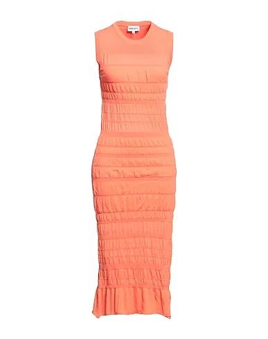 Salmon pink Knitted Midi dress