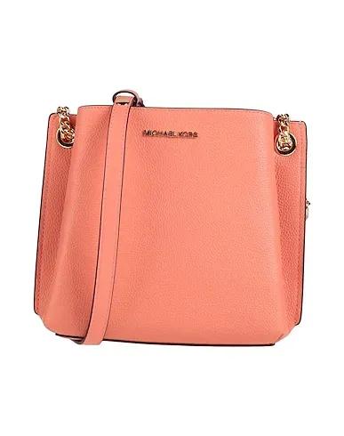 Salmon pink Leather Cross-body bags