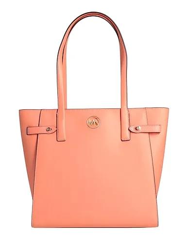 Salmon pink Leather Handbag