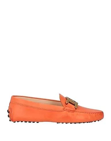 Salmon pink Leather Loafers