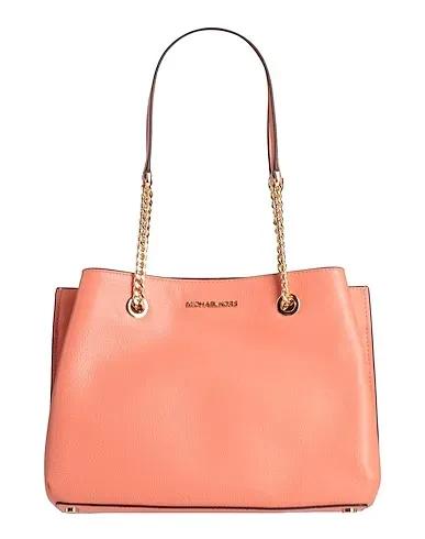 Salmon pink Leather Shoulder bag