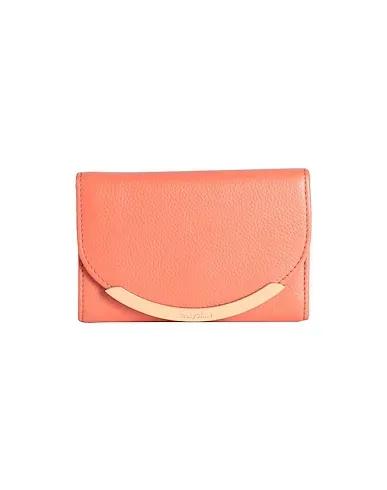 Salmon pink Leather Wallet