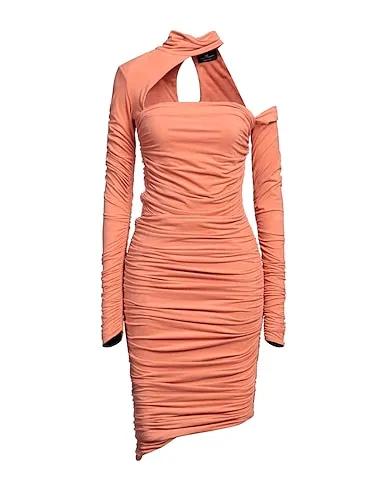 Salmon pink Midi dress