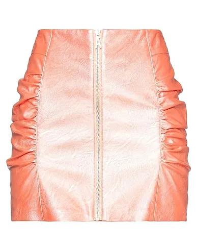 Salmon pink Mini skirt
