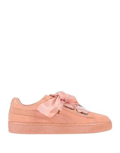Salmon pink Sneakers SUEDE HEART SATIN WN'S
