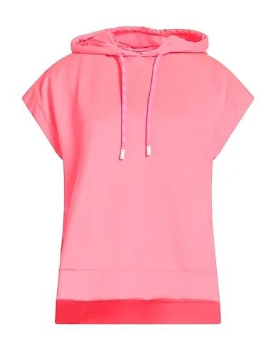 Salmon pink Sweatshirt Hooded sweatshirt