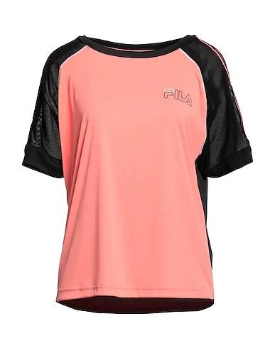 Salmon pink Synthetic fabric T-shirt