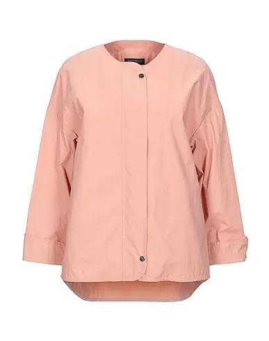 Salmon pink Techno fabric Full-length jacket