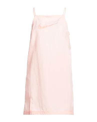 Salmon pink Techno fabric Short dress
