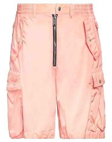 Salmon pink Techno fabric Shorts & Bermuda