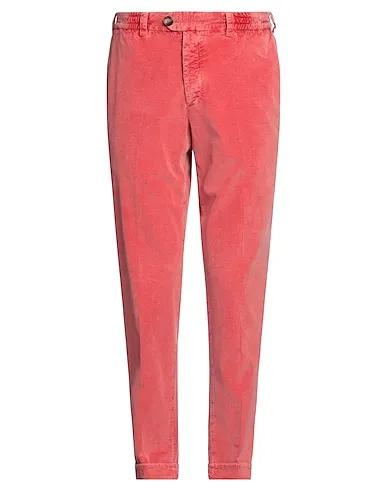 Salmon pink Velvet Casual pants