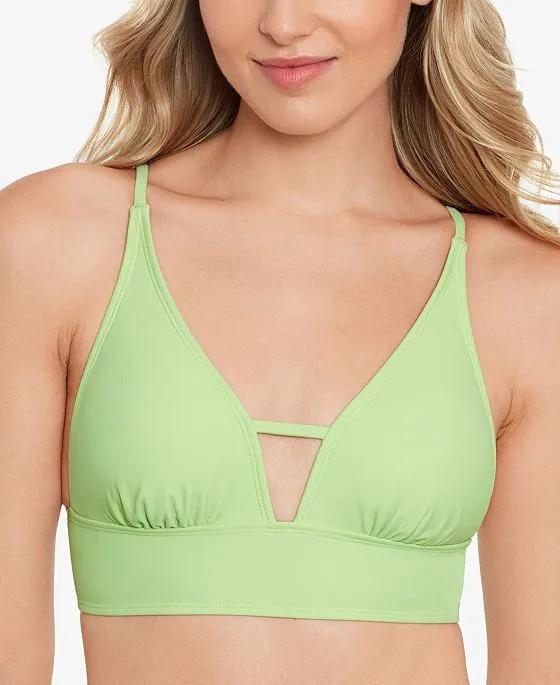 Salt+ Cove Juniors' Front-Tab Midkini Top, Created for Macy's