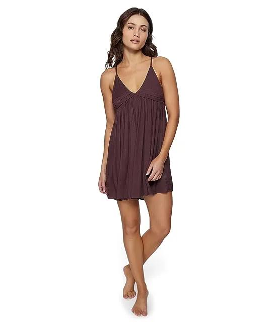 Saltwater Solids Tank Dress Cover-Up