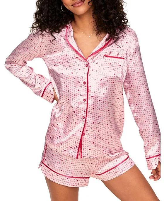Sam Women's  Pajama Top & Short Pajama Set
