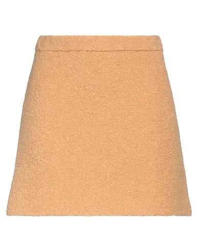 Sand Bouclé Mini skirt