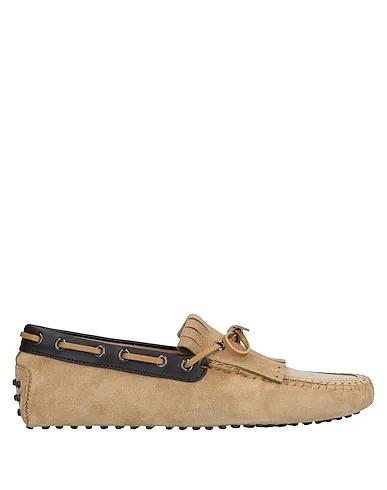 Sand Canvas Loafers