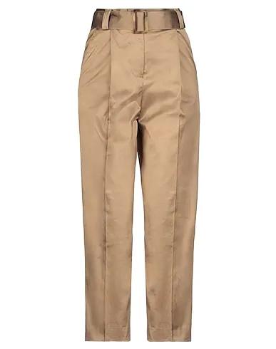 Sand Cotton twill Casual pants