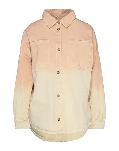 Sand Gabardine Solid color shirts & blouses
