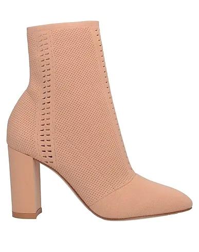 Sand Knitted Ankle boot
