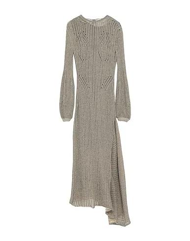 Sand Knitted Midi dress