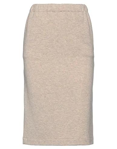 Sand Knitted Midi skirt
