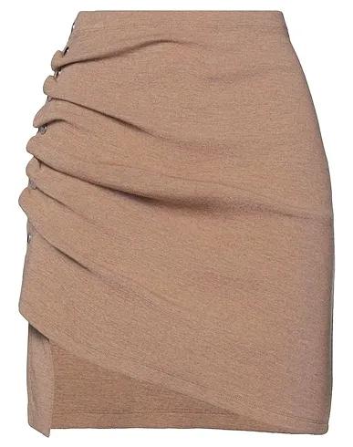 Sand Knitted Mini skirt