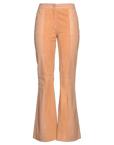 Sand Leather Casual pants