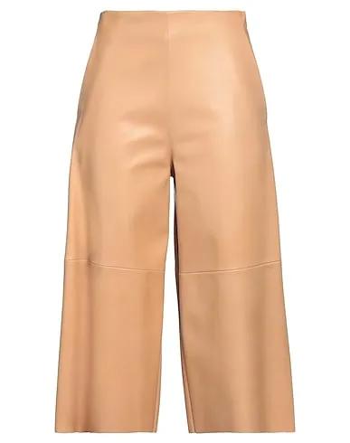 Sand Leather Cropped pants & culottes