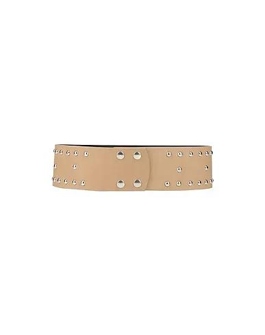Sand Leather High-waist belt
