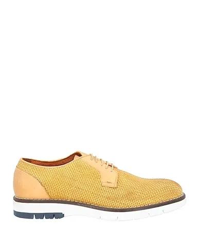 Sand Leather Laced shoes