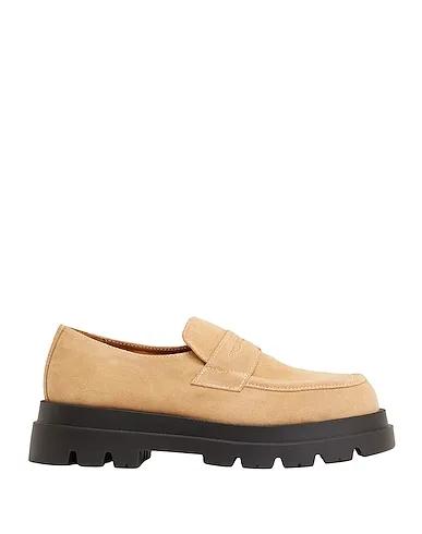 Sand Leather Loafers SPLIT LEATHER CHUNKY LOAFER
