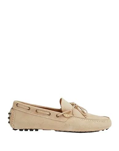 Sand Leather Loafers SUEDE DRIVING SHOES
