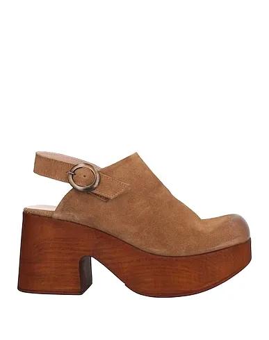 Sand Leather Mules and clogs