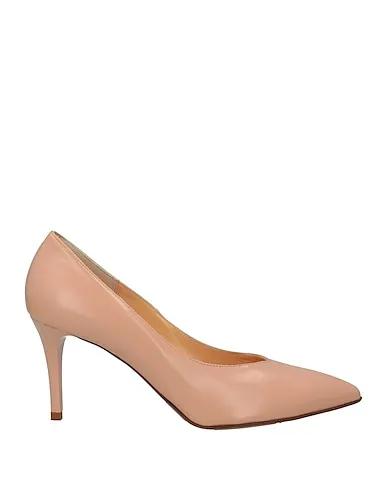 Sand Leather Pump