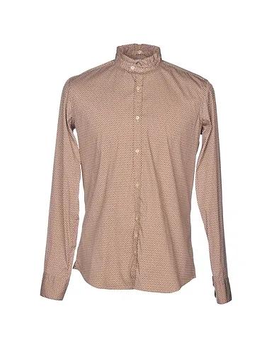 Sand Plain weave Patterned shirt